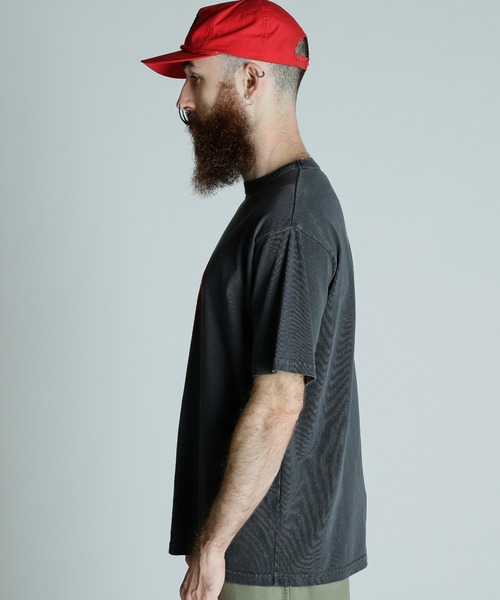 Schott(ショット)の「Schott/ショット/PIGMENT T-SHIRT FLOCKY BULLDOG/ピグメント Tシャツ フロッキーブルドッグ(Tシャツ/カットソー・メンズ・ホワイト/ブラック/ベージュ・XL/L/M/2XL)」の14枚目の写真