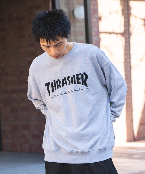 THRASHER(スラッシャー)の「【THRASHER/スラッシャー】ヘビーウェイト マガジンロゴ スペードオースロゴ クルーネック スウェット LOGO CREW SWEAT(スウェット・メンズ・グレー系その他/ホワイト系その他/ブラック系その他2/グレー系その他2/ブラック系その他/ホワイト系その他2・LARGE/MEDIUM)」の22枚目の写真
