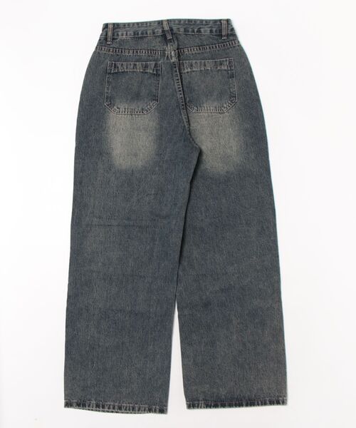 WEGO（ウィゴー）の「WEGO/パラシュートデニムパンツ（デニムパンツ・メンズ・スカイブルー/ブラック系3・FREE）」の3枚目の写真