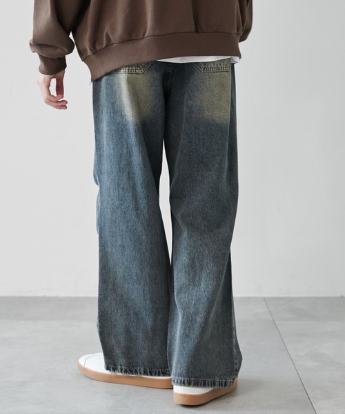 WEGO（ウィゴー）の「WEGO/パラシュートデニムパンツ（デニムパンツ・メンズ・スカイブルー/ブラック系3・FREE）」の14枚目の写真