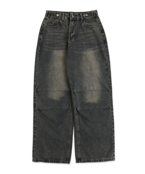 WEGO（ウィゴー）の「WEGO/パラシュートデニムパンツ（デニムパンツ・メンズ・スカイブルー/ブラック系3・FREE）」の12枚目の写真