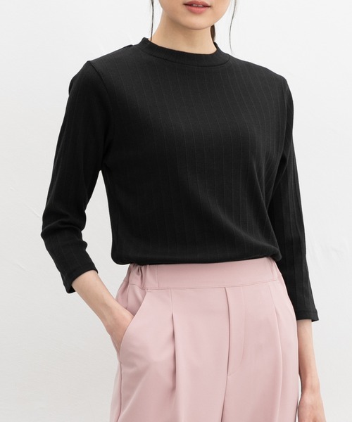 Honey UVカット】7分袖ハイネックTシャツ（Tシャツ/カットソー）｜Honeys