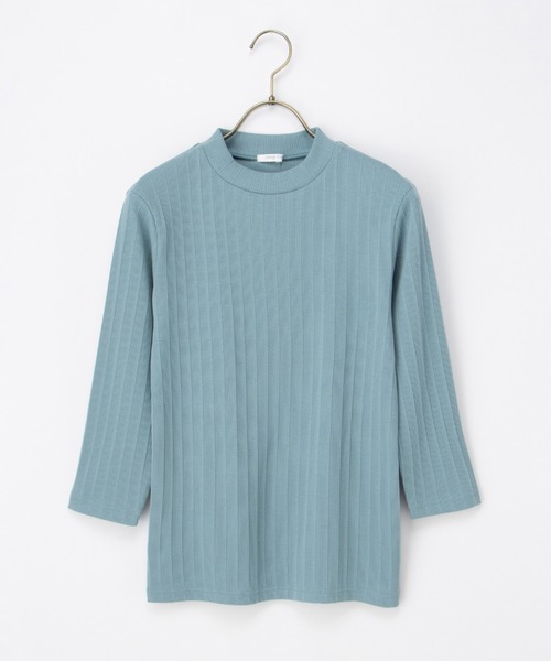 UVカット】7分袖ハイネックTシャツ（Tシャツ/カットソー）｜Honeys