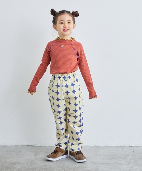 MARKEY'S(マーキーズ)の「ハートポイントメローリブカットソー(Tシャツ/カットソー・キッズ・ブルー/ブラック/ブラウン/オフホワイト・90/100/110/120/130/140/150)」の22枚目の写真