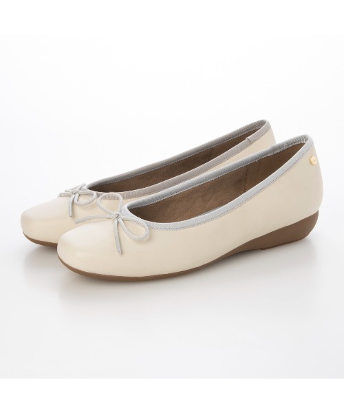 ing（イング）の「リラックスバレエシューズ（バレエシューズ・レディース・シルバー系その他7/イエロー/ブラック系その他/アイボリー/ブラック/アンティークゴールド/霜降りグレー・24cm/23.5cm/23cm/22.5cm/25cm/24.5cm）」の9枚目の写真