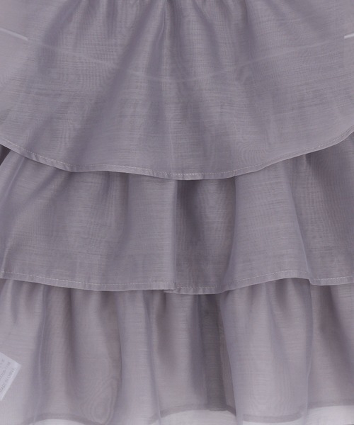 MAKE YOUR DAY(メイクユアデイ)の「シアーフリルカーディガン■80~140cm(カーディガン/ボレロ・キッズ・オフホワイト/グレー/ブラック・140/120/110/100/90/80/130)」の14枚目の写真