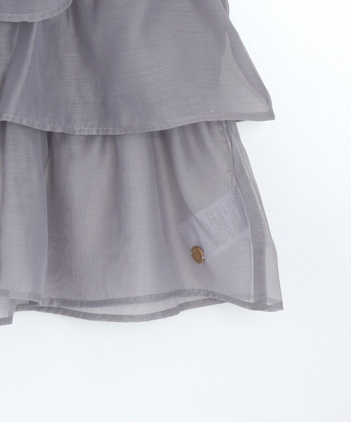 MAKE YOUR DAY(メイクユアデイ)の「シアーフリルカーディガン■80~140cm(カーディガン/ボレロ・キッズ・オフホワイト/グレー/ブラック・140/120/110/100/90/80/130)」の13枚目の写真