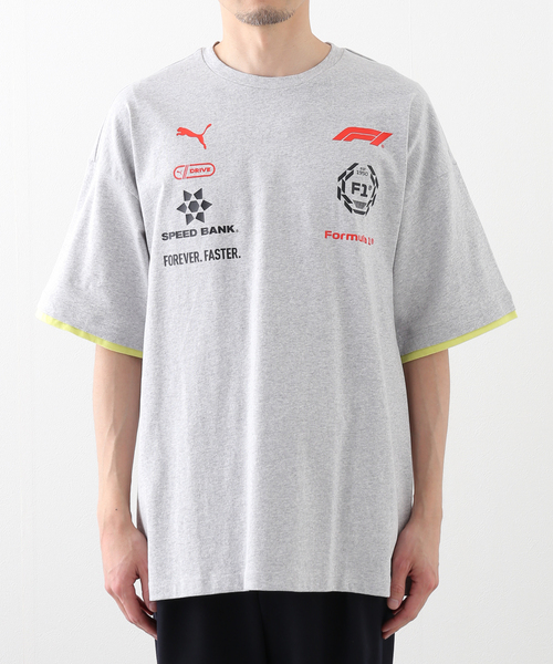 PUMA（プーマ）の「PUMA × A$AP ROCKY(プーマ × エイサップ ロッキー) F1 Racing Tシャツ 63224501（Tシャツ/カットソー・メンズ・ライトグレー・LARGE/MEDIUM）」の5枚目の写真