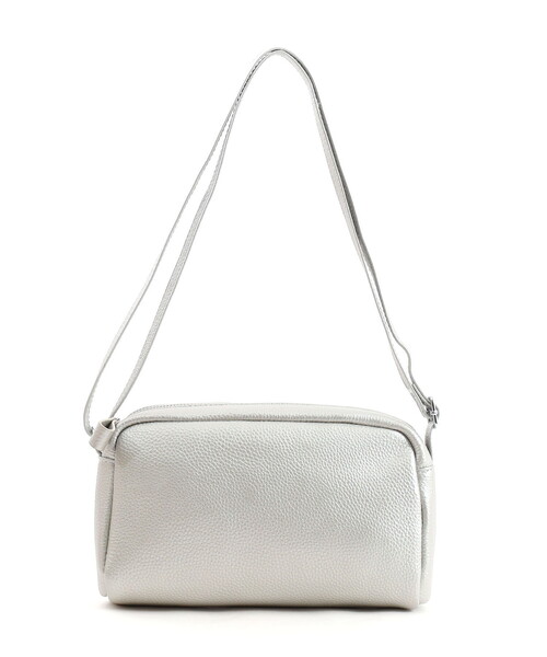 COOCO（クーコ）の「【牛革】シュリンクレザー横型ＢＯＸショルダーバッグ（ショルダーバッグ・レディース・オフホワイト/シルバー/ライトピンク/ブラック/グレー系/ブルー・FREE）」の12枚目の写真