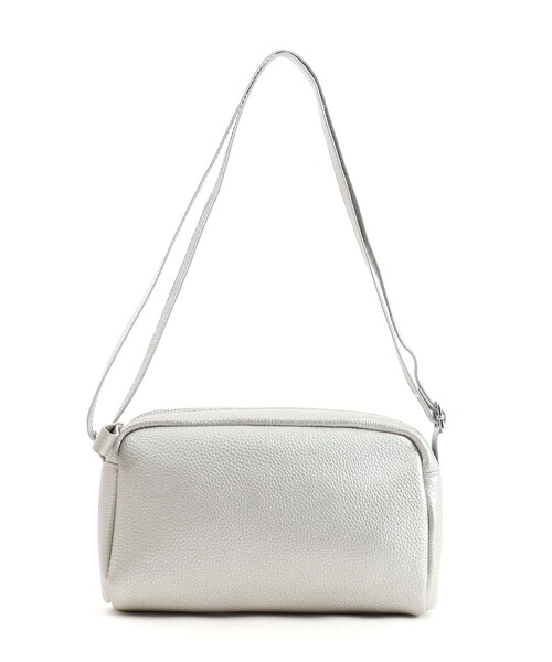 COOCO（クーコ）の「【牛革】シュリンクレザー横型ＢＯＸショルダーバッグ（ショルダーバッグ・レディース・オフホワイト/シルバー/ライトピンク/ブラック/グレー系/ブルー・FREE）」の13枚目の写真