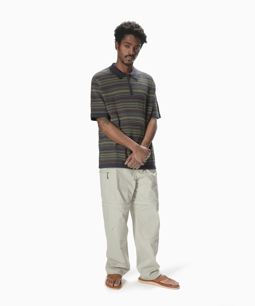 thisisneverthat（ディスイズネバーザット）の「Striped S/S Knit Polo（ニット/セーター・メンズ・アイボリー/グレー/レッド・S/M/L/XL）」の10枚目の写真