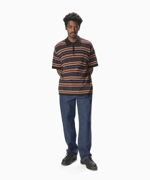 thisisneverthat（ディスイズネバーザット）の「Striped S/S Knit Polo（ニット/セーター・メンズ・アイボリー/グレー/レッド・S/M/L/XL）」の13枚目の写真