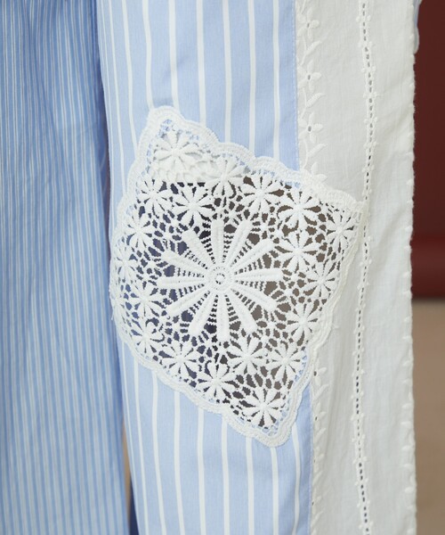 Freada(フリーダ)の「Freada/フリーダ ストライプレースパンツ(その他パンツ・レディース・ブルー/ブラック・フリ-)」の21枚目の写真