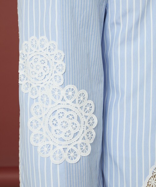 Freada(フリーダ)の「Freada/フリーダ ストライプレースパンツ(その他パンツ・レディース・ブルー/ブラック・フリ-)」の22枚目の写真