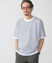 SHIPS:〈洗濯機可能〉18ゲージ ポリエステル ライト リラックス Tシャツ