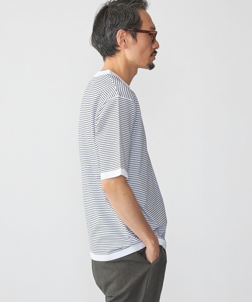 SHIPS(シップス)の「SHIPS:〈洗濯機可能〉18ゲージ ポリエステル ライト リラックス Tシャツ(Tシャツ/カットソー・メンズ・ライトグレー/ホワイト/ネイビー/ダークブルー・SMALL/X-LARGE/LARGE/MEDIUM)」の15枚目の写真