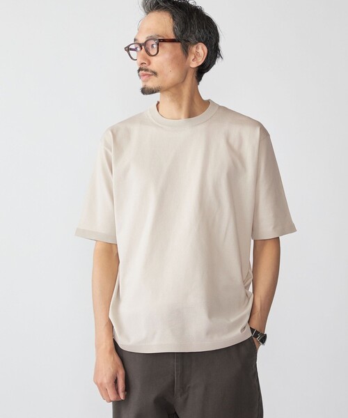 SHIPS(シップス)の「SHIPS:〈洗濯機可能〉18ゲージ ポリエステル ライト リラックス Tシャツ(Tシャツ/カットソー・メンズ・ライトグレー/ホワイト/ネイビー/ダークブルー・SMALL/X-LARGE/LARGE/MEDIUM)」の17枚目の写真