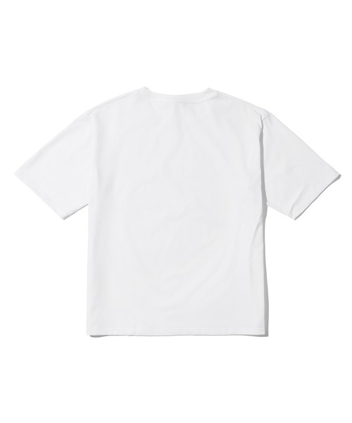 1chaku.(イッチャク)の「organic cotton Tee "WIDE"(Tシャツ/カットソー・レディース・ホワイト/ブラック・S/M/L/XL)」の3枚目の写真