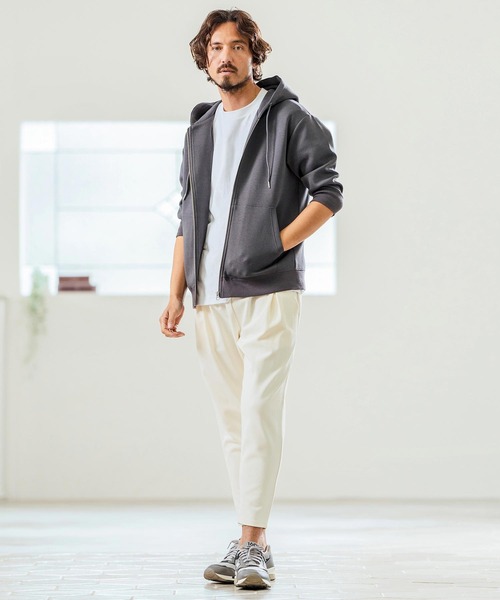Magine(マージン)の「mp13236- Tricot Mesh Darts Design Tapered Pants テーパードパンツ(その他パンツ・メンズ・ネイビー/オフホワイト/ブラック・44/46/48)」の15枚目の写真