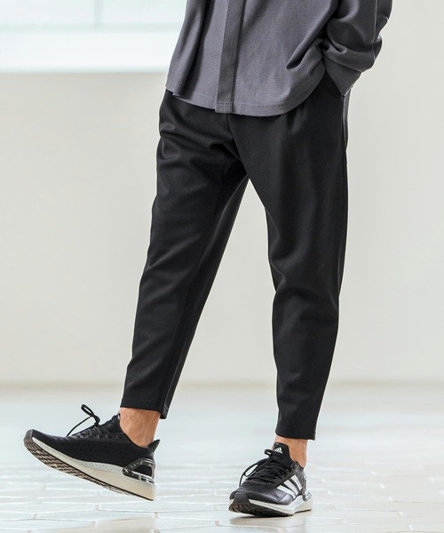 Magine(マージン)の「mp13236- Tricot Mesh Darts Design Tapered Pants テーパードパンツ(その他パンツ・メンズ・ネイビー/オフホワイト/ブラック・44/46/48)」の18枚目の写真