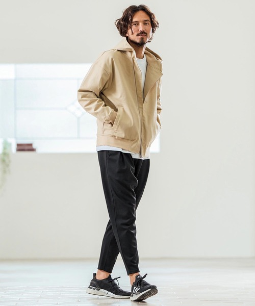 Magine(マージン)の「mp13236- Tricot Mesh Darts Design Tapered Pants テーパードパンツ(その他パンツ・メンズ・ネイビー/オフホワイト/ブラック・44/46/48)」の21枚目の写真