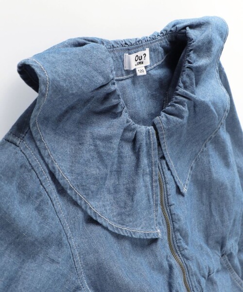 BRANSHES（ブランシェス）の「【Ou? by EDWIN】デニムオールインワン（つなぎ/オールインワン・キッズ・ブルー・90/100/110/120/130/140/150）」の9枚目の写真