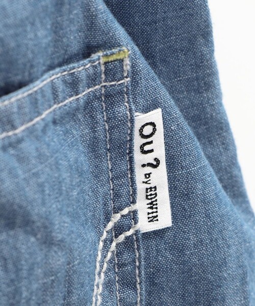 BRANSHES（ブランシェス）の「【Ou? by EDWIN】デニムオールインワン（つなぎ/オールインワン・キッズ・ブルー・90/100/110/120/130/140/150）」の15枚目の写真