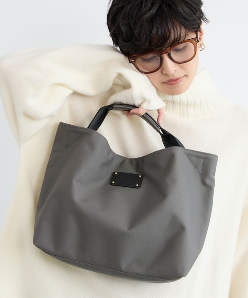 BARNYARDSTORM（バンヤードストーム）の「BARNYARDSTORM /  【新色登場】キレイめハンドルトート/撥水【WEB限定カラー】（トートバッグ・レディース・アイボリー/レオパード/ネイビー/カーキオリーブ/キャメル/ボルドー/ピンク/グリーン・FREE）」の3枚目の写真