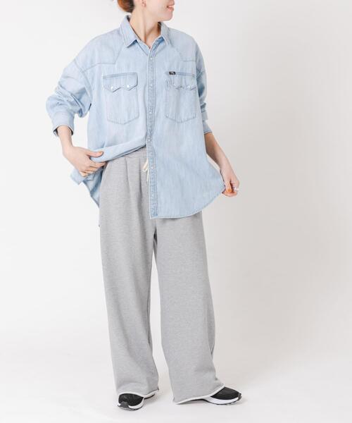 Lee（リー）の「『別注』Lee101×Sonny Label　SHIRTS（シャツ/ブラウス・レディース・インディゴブルー/ライトインディゴブルー・SMALL/MEDIUM）」の8枚目の写真