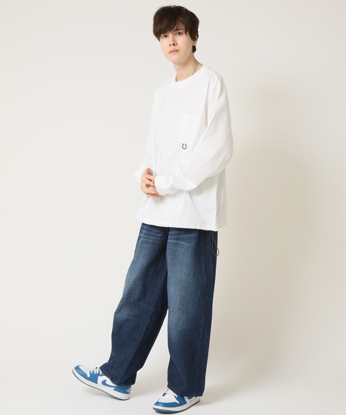 天下 サングラスグラスコード付き 裾ドローコード 胸ポケットワイド