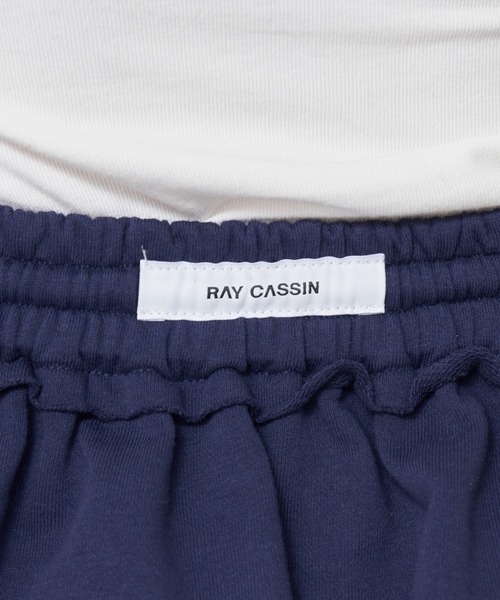 RAY CASSIN（レイカズン）の「ティアードスウェットミニスカート（スカート・レディース・グレー/ネイビー/ホワイト・FREE）」の5枚目の写真