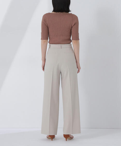 NATURAL BEAUTY BASIC(ナチュラルビューティーベーシック)の「◇【Oggi掲載】スクエアバックルベルテッドパンツ(その他パンツ・レディース・キャメル/グレー/ベージュ・MEDIUM/SMALL/P/S)」の22枚目の写真