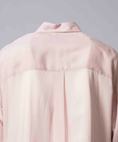 プライムオーバーセルロースシフォンレギュラーカラーシャツ セール】《UNISEX》Prime-Over Cellrose Chiffon Regular Collar