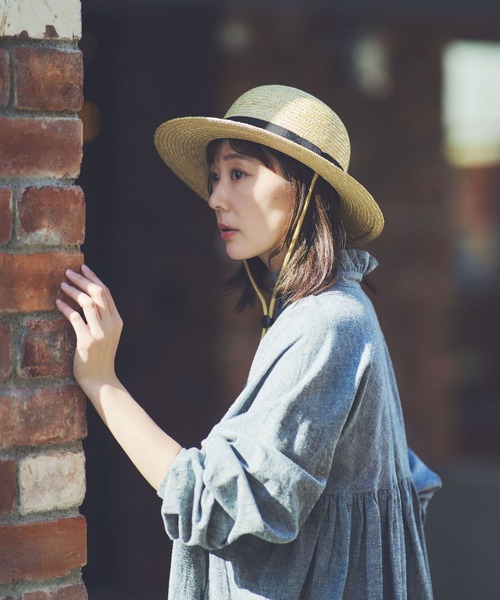 日本製 丸形つば広帽子 ロジャー Roger（ハット）｜田中帽子店（タナカ