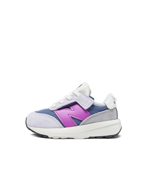 Kinetics(キネティクス)の「New Balance 370(ニューバランス NW370)(スニーカー・キッズ・パープル系・14.0cm/16.0cm/15.0cm)」の6枚目の写真