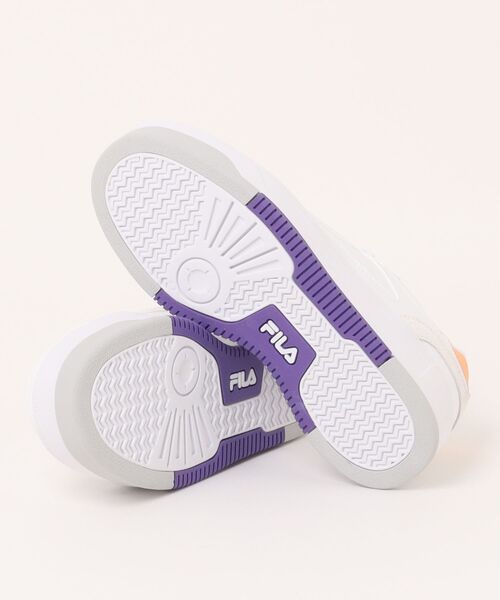 【FILA】 フィラ FILA COURT FEATHERY WHITE/PURPLE 国内発送 FILA】 フィラ FILA COURT FEATHERY フィラコートフェザリー