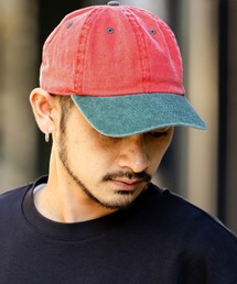 NEWHATTAN ニューハッタン Baseball Low Cap pigment dyed two tone ベースボールローキャップ