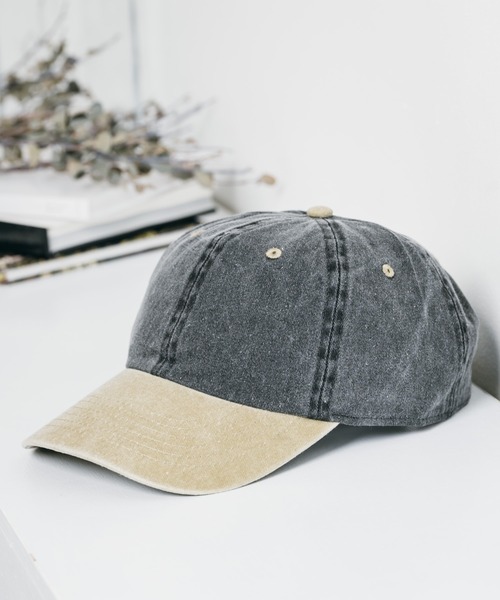 NEWHATTAN ニューハッタン Baseball Low Cap pigment dyed two