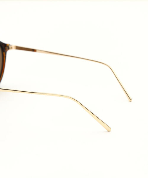 NATURAL BEAUTY BASIC（ナチュラルビューティーベーシック）の「◇メタルブリッジグラス（サングラス・レディース・ブラウン・ﾌﾘ-）」の4枚目の写真