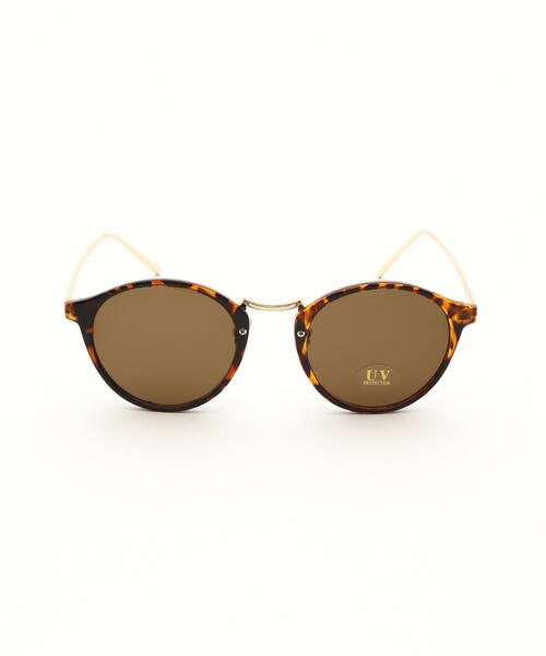PETER AND MAY】AKIRA GOLD GRAPHITE GREEN Sunglasses
