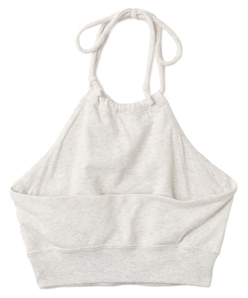 NIKE(ナイキ)の「NIKE AS W NSW NK CHLL FT CRP HLTR T / ウィメンズ スリム クロップド フレンチテリー ホルタートップ【SP】(タンクトップ・レディース・グレー/ブラック・S/M)」の7枚目の写真