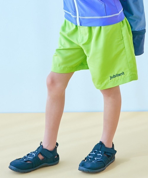 devirock『みんつくウエストがワンタッチで調整できるネオンサーフパンツ水着』