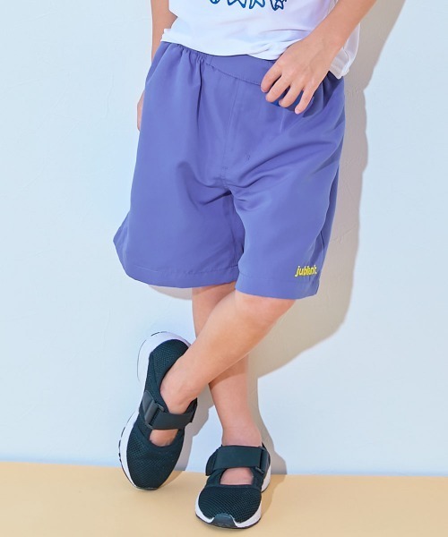 devirock『みんつくウエストがワンタッチで調整できるネオンサーフパンツ水着』