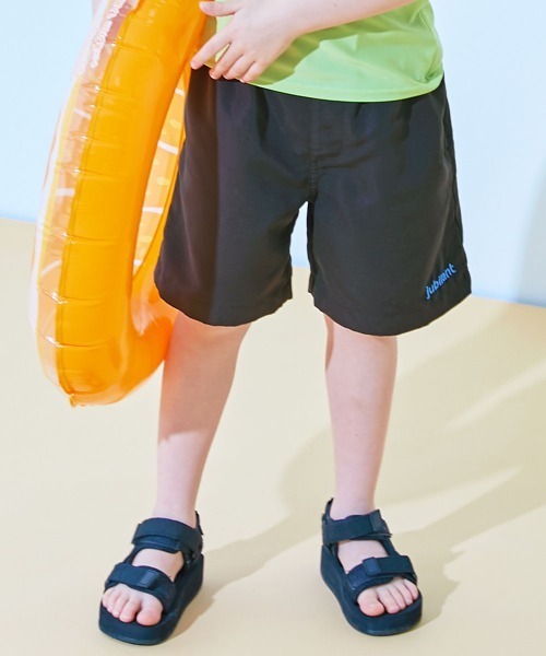 devirock『みんつくウエストがワンタッチで調整できるネオンサーフパンツ水着』