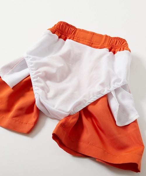 devirock（デビロック）の「【みんつく】 ウエストがワンタッチで調整できる ネオンサーフパンツ水着（水着・キッズ・ブルー系1/ピンク系1/オレンジ系1/ブラック/エメラルド/レモンイエロー/グリーン系1・100cm/110cm/120cm/130cm/140cm/150cm/160cm）」の14枚目の写真