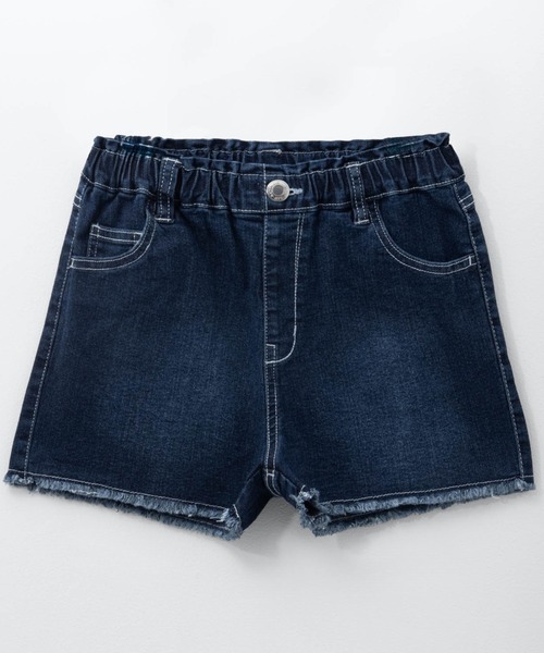 NAVY(ネイビー)の「NAVY デニムフリンジショートパンツ(その他パンツ・キッズ・ブルー系/ネイビー系/ブラック/ライトブルー・120/130/140/150/160)」の3枚目の写真