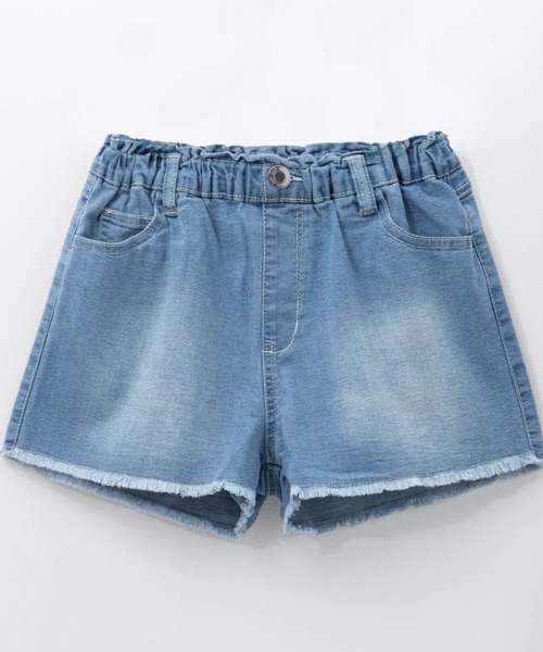NAVY(ネイビー)の「NAVY デニムフリンジショートパンツ(その他パンツ・キッズ・ブルー系/ネイビー系/ブラック/ライトブルー・120/130/140/150/160)」の2枚目の写真