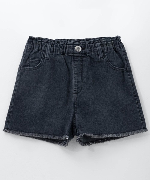 NAVY(ネイビー)の「NAVY デニムフリンジショートパンツ(その他パンツ・キッズ・ブルー系/ネイビー系/ブラック/ライトブルー・120/130/140/150/160)」の1枚目の写真