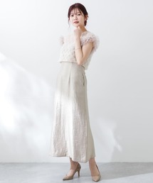 kaene（カエン）の「kaene　ボリュームブラウスセットドレス（ワンピース）」