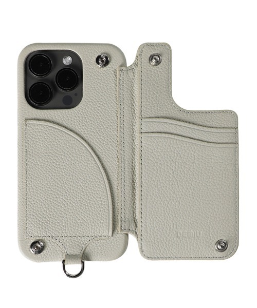 DEMIU（デミュウ）の「BALLONiPhone15Proシリーズ（スマホケース/カバー・レディース・オレンジ系その他/ブラック/ピンク系その他/ライトピンク/カーキブラウン/グリーン/ライトグレー/ダークブルー/ベージュ・FREE）」の12枚目の写真